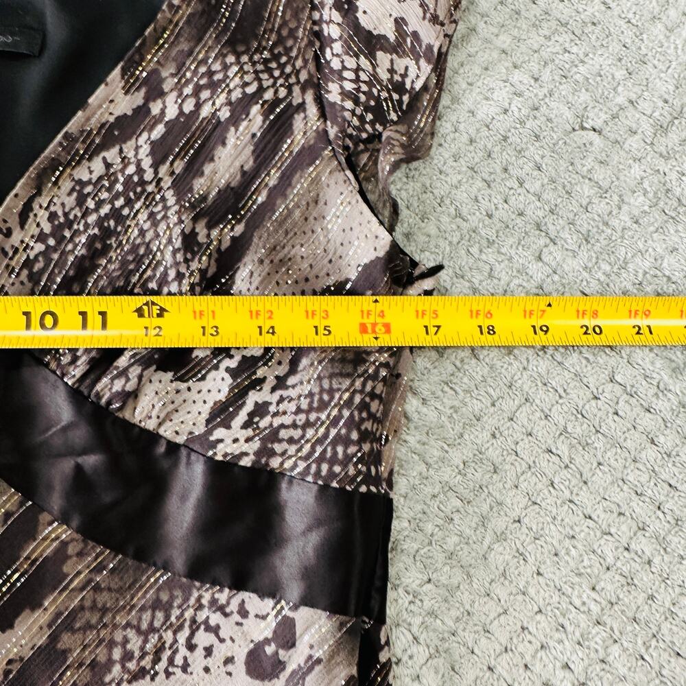 Express Design Studio Snake-Print Python Y2k Top - image 4